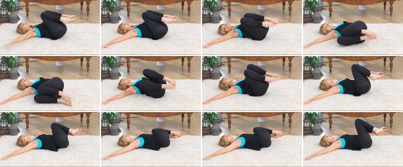 Supine Knee Hug & Knee Drops keyframes