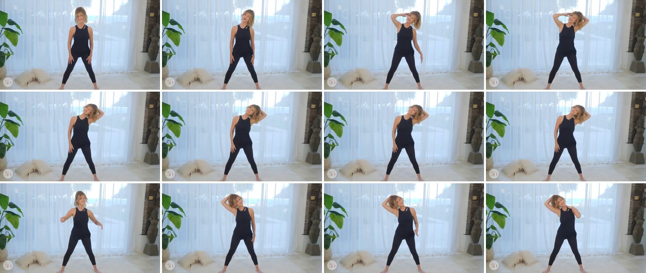 Assisted Side Neck Stretch keyframes