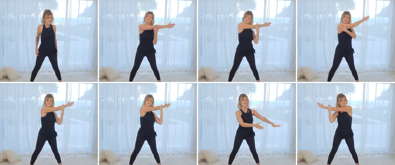 Cross-Body Shoulder Stretch keyframes