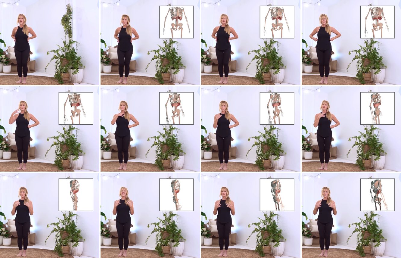 Diaphragmatic Breathing keyframes