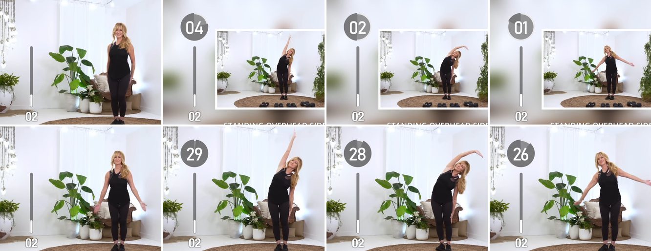 Standing Side Bend keyframes
