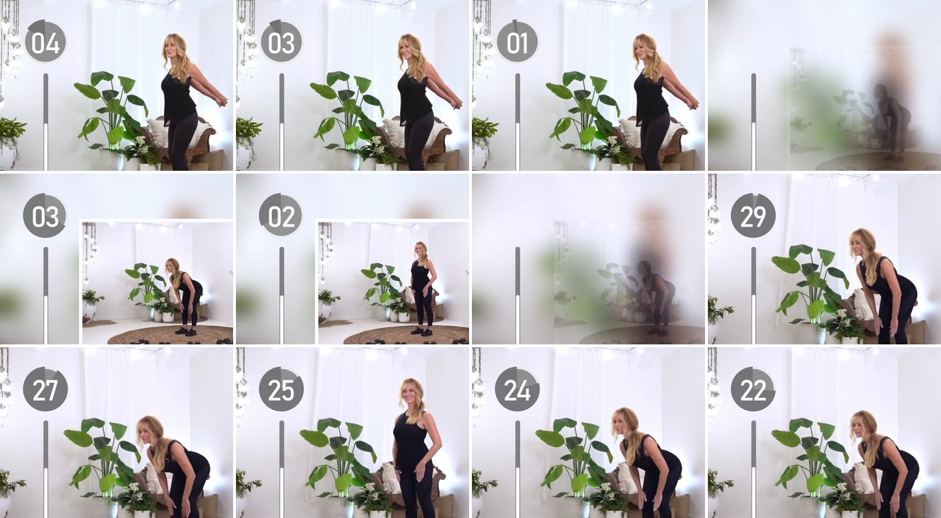 Standing Hamstring Stretch keyframes