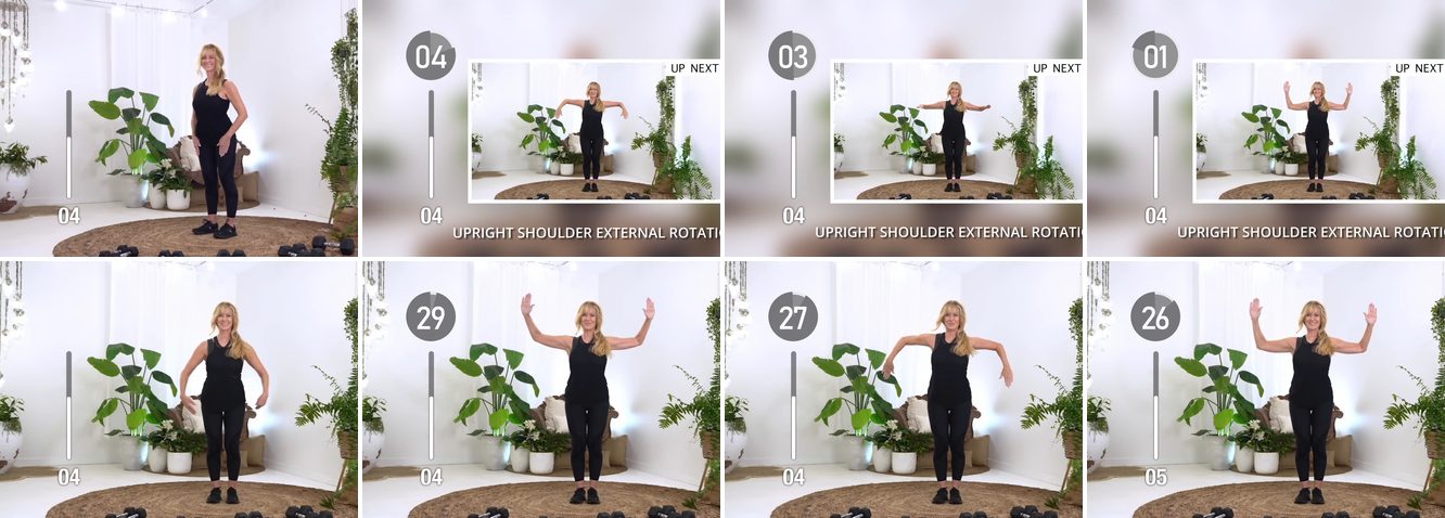 Shoulder Rotations keyframes