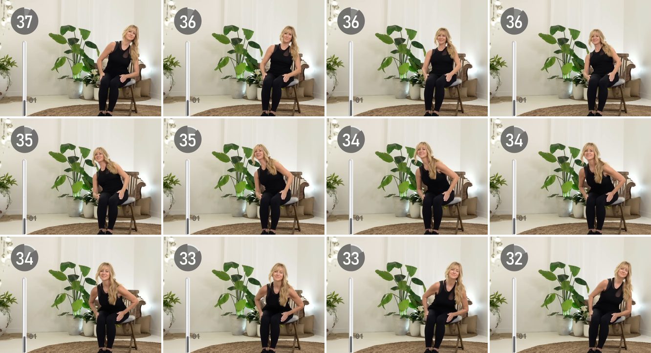 Seated Spine Circles keyframes