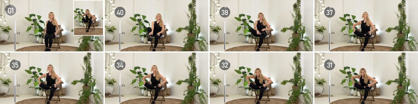 Seated Figure-Four Hip Opener keyframes