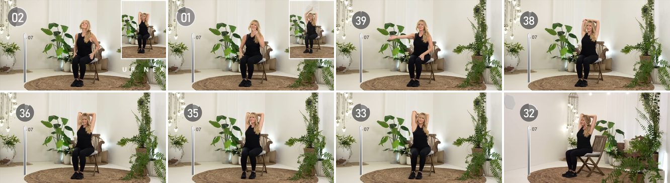 Overhead Triceps Stretch keyframes